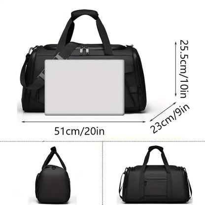 Large Capacity Multifunctional Travel Duffels With Multiple Compartments Suitable For Fitness Travel And Overnight Travel